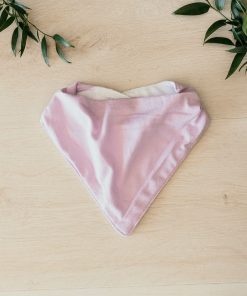 Alternative view of Lilac - Dribble Bib