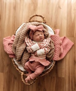 Alternative view of Rose Stripe Long Sleeve Bodysuit