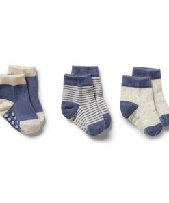 3 Pack Baby Socks Rain Drop