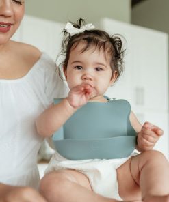Alternative view of Silicone Bib - Ocean