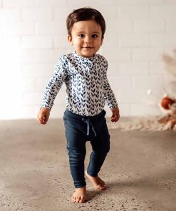 Alternative view of Navy Organic Pants