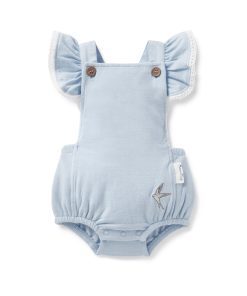 Chambray Ruffle Playsuit