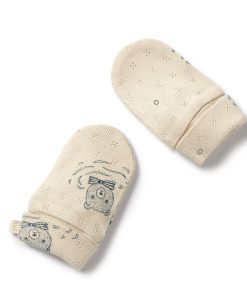 Little Bear Organic Pointelle Mittens